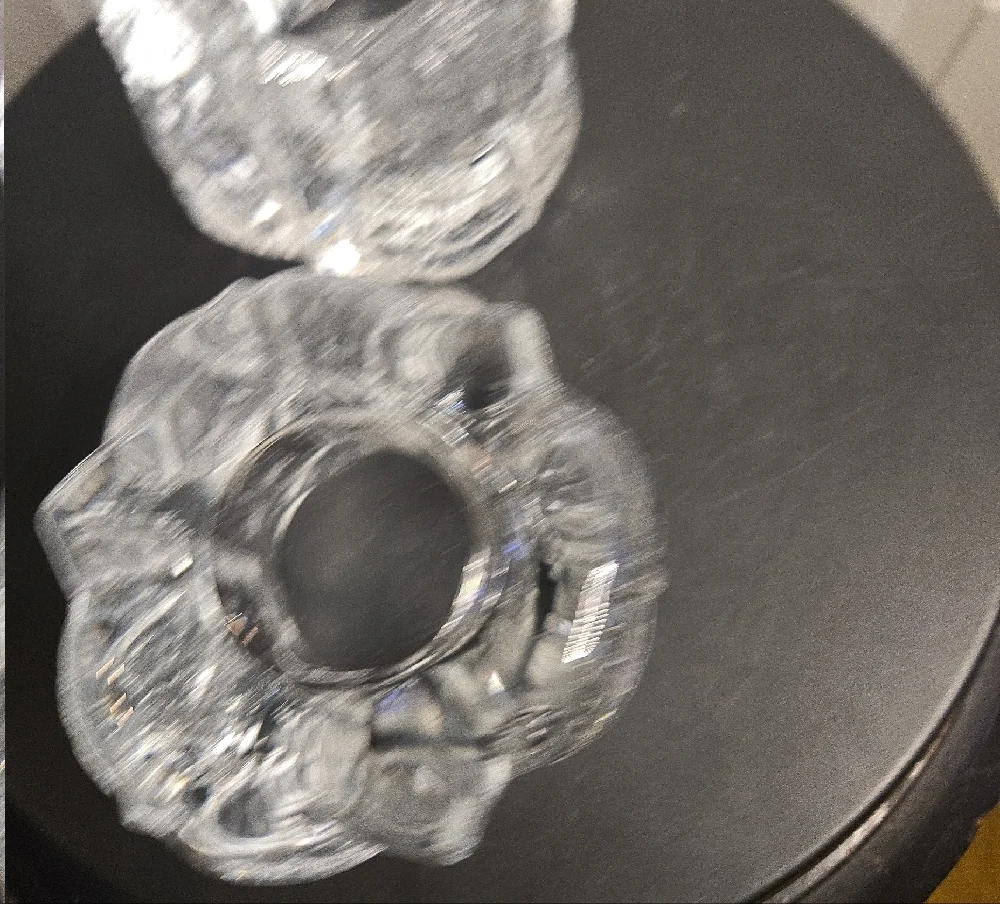 ORREFORS Crystal Sweden EDEN Leaf Votive Tealight Candle Holders Lars Hellsten